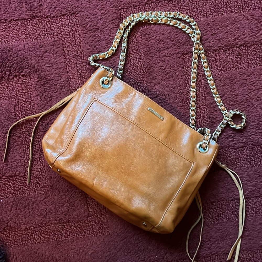 Rebecca Minkoff Swing Double Chain Strap Shoulder/Crossbody Bag - Picture 6 of 10